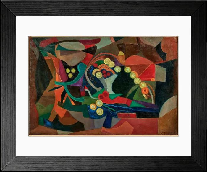 Framed Print : Composition. Creator: D'Oettingen (François Angiboult); Hélène (1887-1950) Framed Print : Composition. Creator: D'Oettingen (François Angiboult); Hélène (1887-1950)
