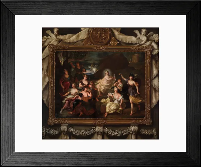 Framed Print : Parnassus, 1708. Creator: Raoux; Jean (1677-1734) Framed Print : Parnassus, 1708. Creator: Raoux; Jean (1677-1734)