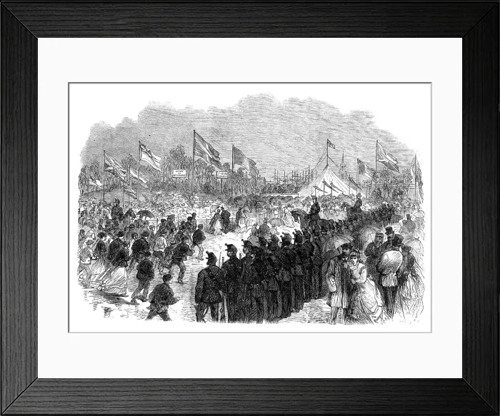 Framed Print : Opening of Southwark Park, 1869. Creator: Unknown Framed Print : Opening of Southwark Park, 1869. Creator: Unknown