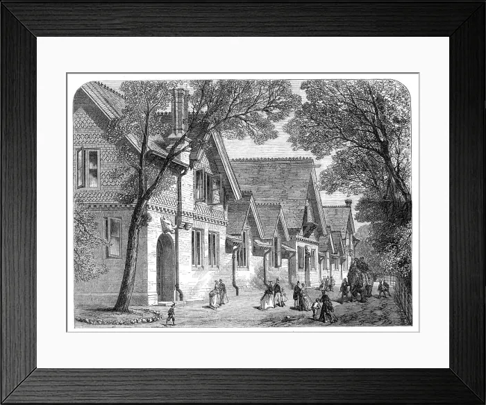 Framed Print : The new Elephant-House in the Zoological Society's Gardens, Regent's Park, 1869. Creator: Unknown Framed Print : The new Elephant-House in the Zoological Society's Gardens, Regent's Park, 1869. Creator: Unknown