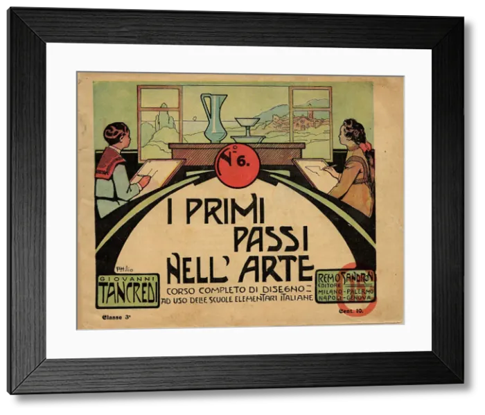 Framed Print : I Primi passi nell'Arte n. 6. Creator: Mussino; Attilio (1878-1954) Framed Print : I Primi passi nell'Arte n. 6. Creator: Mussino; Attilio (1878-1954)