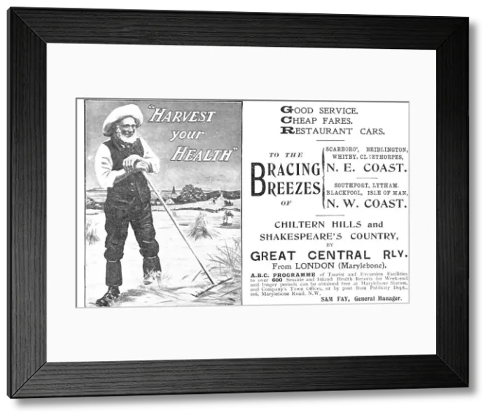 Framed Print : Harvest your Health, 1909. Creator: Unknown Framed Print : Harvest your Health, 1909. Creator: Unknown