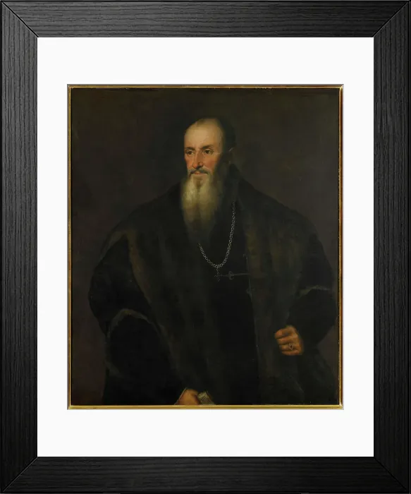 Framed Print : Portrait of Nicolas Perrenot de Granvelle (1484-1550), c1548. Creator: Titian (1488-1576) Framed Print : Portrait of Nicolas Perrenot de Granvelle (1484-1550), c1548. Creator: Titian (1488-1576)