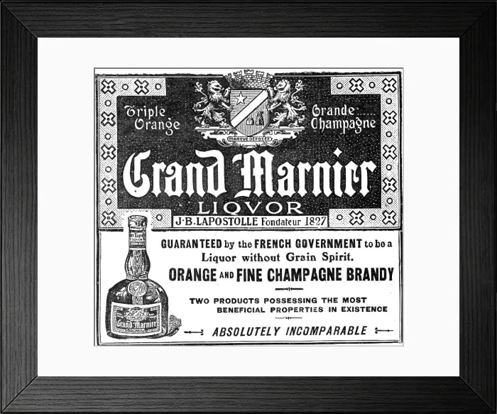 Framed Print : Grand Marnier liquor, 1909. Creator: Unknown Framed Print : Grand Marnier liquor, 1909. Creator: Unknown