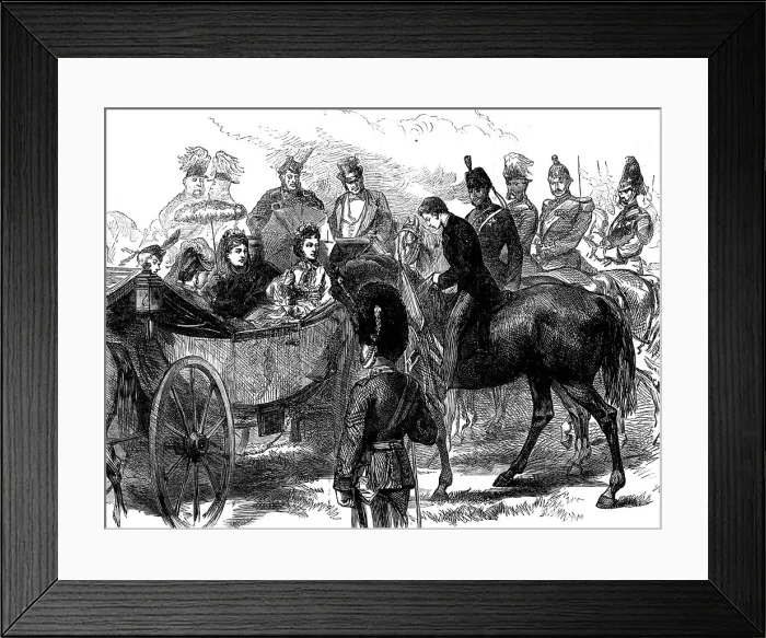 Framed Print : The French Prince Imperial at the Queen's Review, in Bushey Park, 1871. Creator: Unknown Framed Print : The French Prince Imperial at the Queen's Review, in Bushey Park, 1871. Creator: Unknown