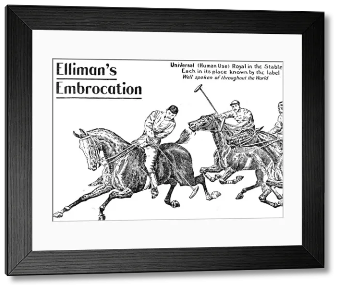 Framed Print : Elliman's Embrocation, 1909. Creator: Unknown Framed Print : Elliman's Embrocation, 1909. Creator: Unknown