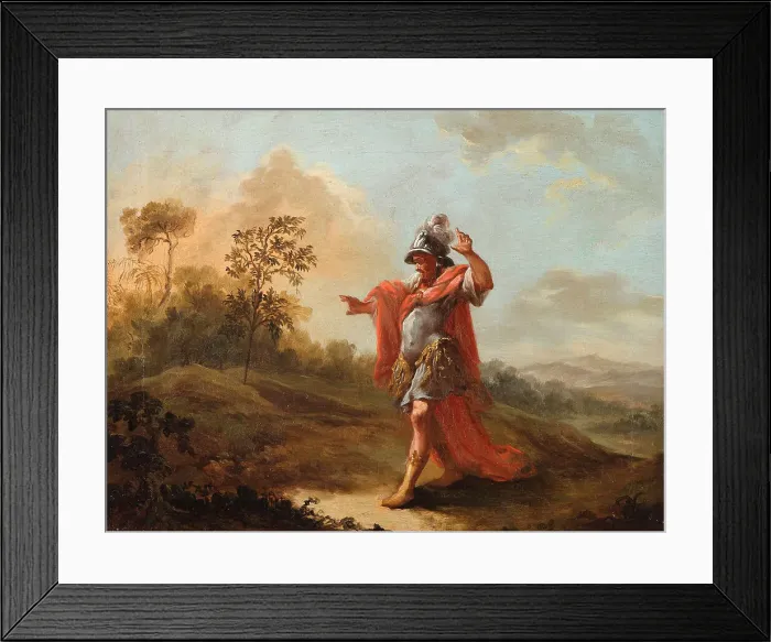 Framed Print : Tancred in the enchanted forest, c1635-1640. Creator: Schoenfeld; Johann Heinrich (1609-1684) Framed Print : Tancred in the enchanted forest, c1635-1640. Creator: Schoenfeld; Johann Heinrich (1609-1684)