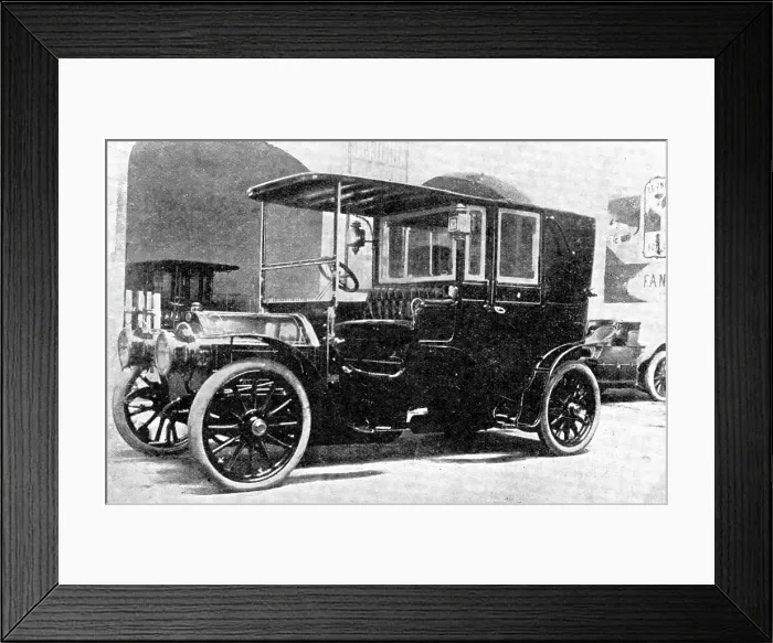 Framed Print : The 20-30-h.p. Itala, the gift of American Roman Catholics [to the Pope], 1909. Creator: Delius