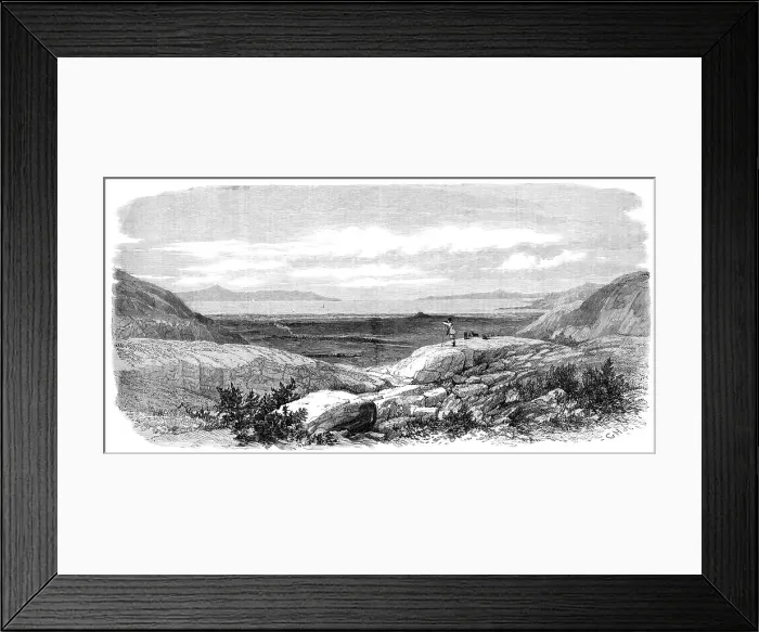 Framed Print : The Plains of Marathon, 1870. Creator: Unknown Framed Print : The Plains of Marathon, 1870. Creator: Unknown