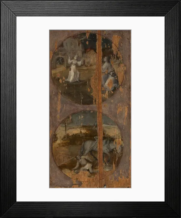 Framed Print : The Hell (reverse), Between 1508 and 1516. Creator: Bosch; Hieronymus (c. 1450-1516) Framed Print : The Hell (reverse), Between 1508 and 1516. Creator: Bosch; Hieronymus (c. 1450-1516)