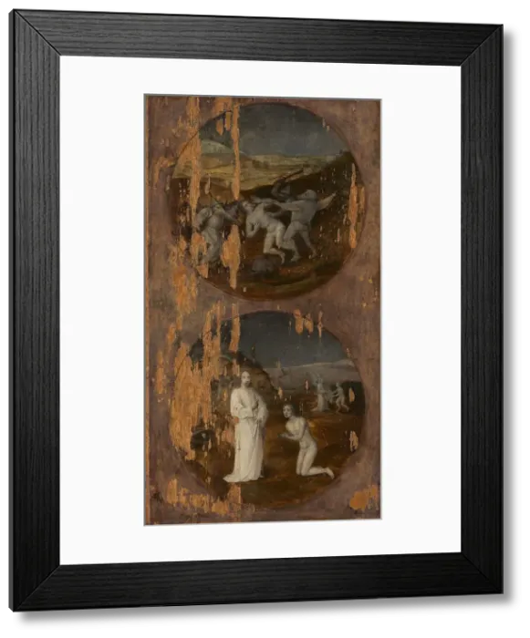 Framed Print : The Flood (reverse), Between 1508 and 1516. Creator: Bosch; Hieronymus (c. 1450-1516) Framed Print : The Flood (reverse), Between 1508 and 1516. Creator: Bosch; Hieronymus (c. 1450-1516)