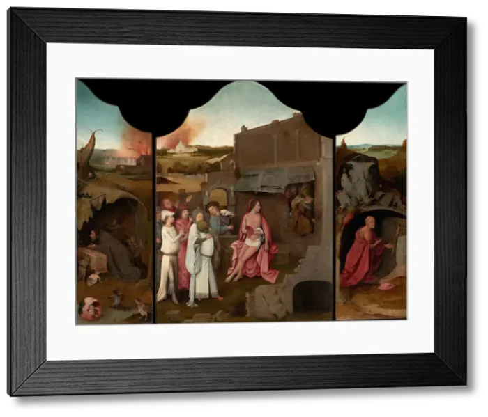 Framed Print : Triptych of Job, Between 1500 and 1524. Creator: Bosch; Hieronymus; (School) () Framed Print : Triptych of Job, Between 1500 and 1524. Creator: Bosch; Hieronymus; (School) ()