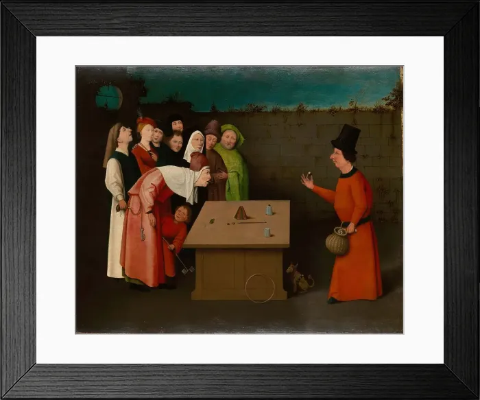 Framed Print : The Conjurer, c1502. Creator: Bosch; Hieronymus; (School) () Framed Print : The Conjurer, c1502. Creator: Bosch; Hieronymus; (School) ()