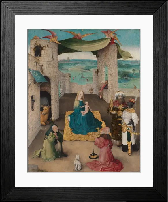 Framed Print : The Adoration of the Magi, c1475. Creator: Bosch; Hieronymus (c. 1450-1516) Framed Print : The Adoration of the Magi, c1475. Creator: Bosch; Hieronymus (c. 1450-1516)