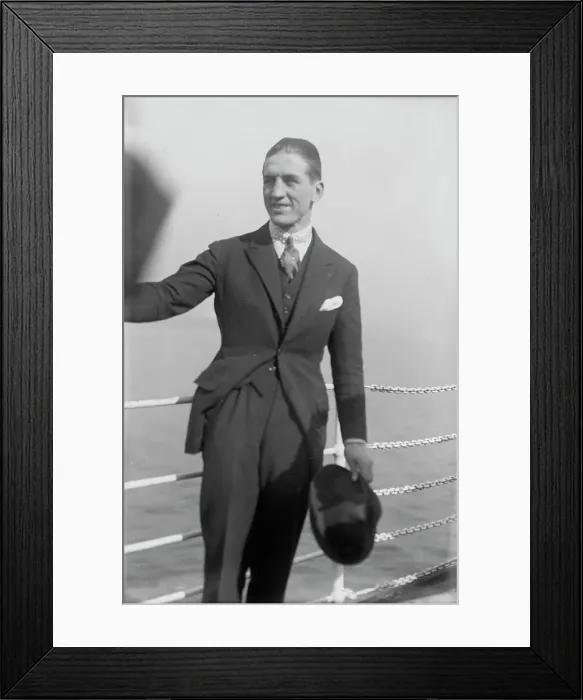Framed Print : Georges Carpentier, between c1915 and c1920. Creator: Bain News Service Framed Print : Georges Carpentier, between c1915 and c1920. Creator: Bain News Service