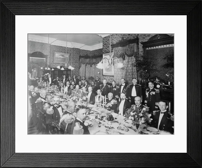 Framed Print : Banquet to Adm. Winterhalter in Japan, 1916. Creator: Bain News Service Framed Print : Banquet to Adm. Winterhalter in Japan, 1916. Creator: Bain News Service