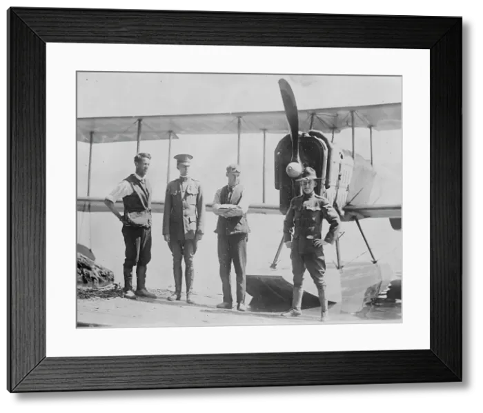 Framed Print : F.H. Burnside, Lt. Anthony Sunderland, J.D. Hill, Corp. C.T. Robbins, between c1915 and c1920. Creator: Bain News Service Framed Print : F.H. Burnside, Lt. Anthony Sunderland, J.D. Hill, Corp. C.T. Robbins, between c1915 and c1920. Creator: Bain News Service