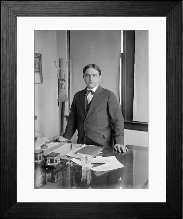 Framed Print : F.H. La Guardia, 1917. Creator: Bain News Service Framed Print : F.H. La Guardia, 1917. Creator: Bain News Service