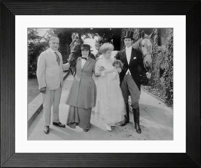 Framed Print : Geraldine Farrar with Lou Tellegen, between c1915 and c1920. Creator: Bain News Service Framed Print : Geraldine Farrar with Lou Tellegen, between c1915 and c1920. Creator: Bain News Service