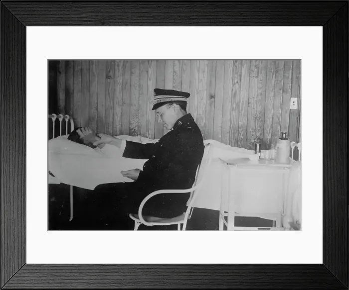 Framed Print : Dr. Alvin Sweeney, Galveston quarantine, between c1915 and c1920. Creator: Bain News Service Framed Print : Dr. Alvin Sweeney, Galveston quarantine, between c1915 and c1920. Creator: Bain News Service