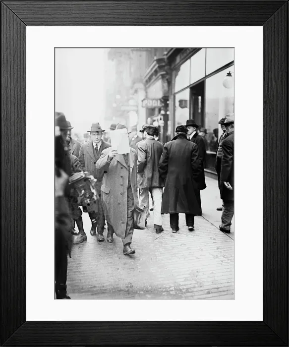 Framed Print : Fire Bomb prisoners, between c1915 and c1920. Creator: Bain News Service Framed Print : Fire Bomb prisoners, between c1915 and c1920. Creator: Bain News Service