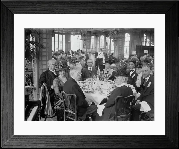 Framed Print : Community chorus luncheon, 1917. Creator: Bain News Service Framed Print : Community chorus luncheon, 1917. Creator: Bain News Service