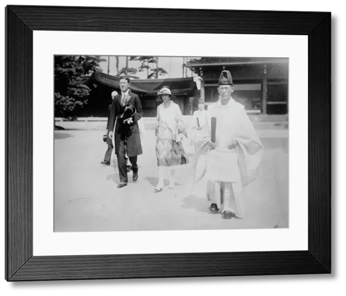 Framed Print : Crown Prince & P'cess [princess] of Sweden in Tokyo, between c1915 and c1920. Creator: Bain News Service