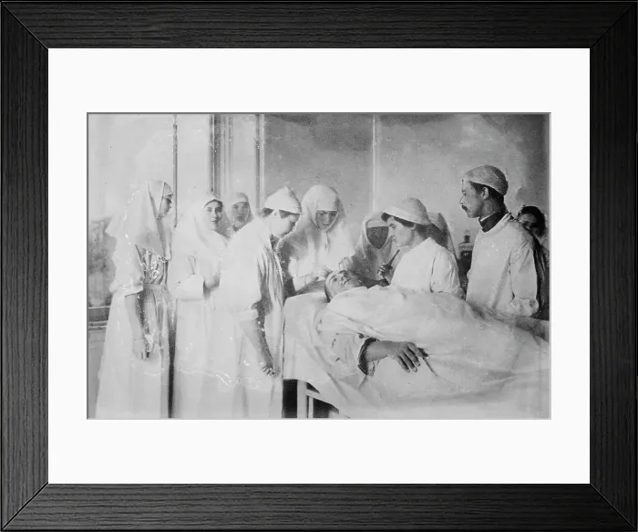 Framed Print : Czarina, Tatiana & Olga [her daughters], between c1910 and c1915. Creator: Bain News Service