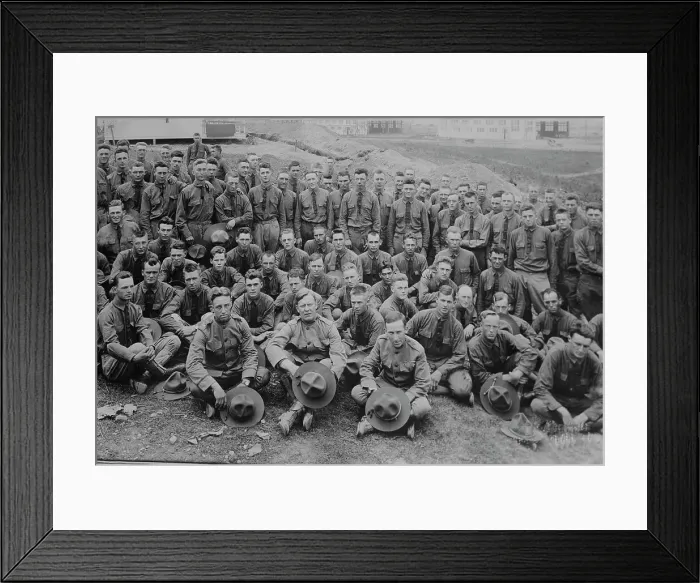 Framed Print : Dayton flying field, 1917. Creator: Bain News Service Framed Print : Dayton flying field, 1917. Creator: Bain News Service