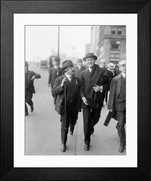 Framed Print : J.A. Kingsbury, J.R. Garfield, between c1915 and c1920. Creator: Bain News Service Framed Print : J.A. Kingsbury, J.R. Garfield, between c1915 and c1920. Creator: Bain News Service
