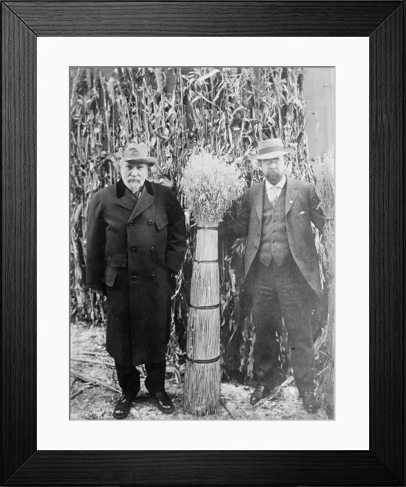 Framed Print : J.J. Hill & L.W. Hill, between c1910 and c1916. Creator: Bain News Service Framed Print : J.J. Hill & L.W. Hill, between c1910 and c1916. Creator: Bain News Service