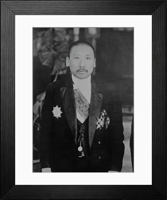 Framed Print : Wang Yitang, between c1915 and c1920. Creator: Bain News Service Framed Print : Wang Yitang, between c1915 and c1920. Creator: Bain News Service