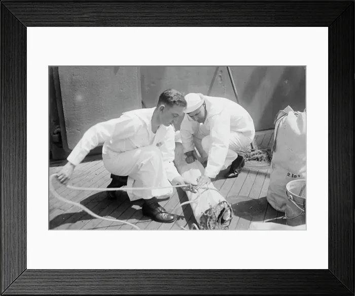 Framed Print : J.S. Morgan & A. Greenough, 1916. Creator: Bain News Service Framed Print : J.S. Morgan & A. Greenough, 1916. Creator: Bain News Service
