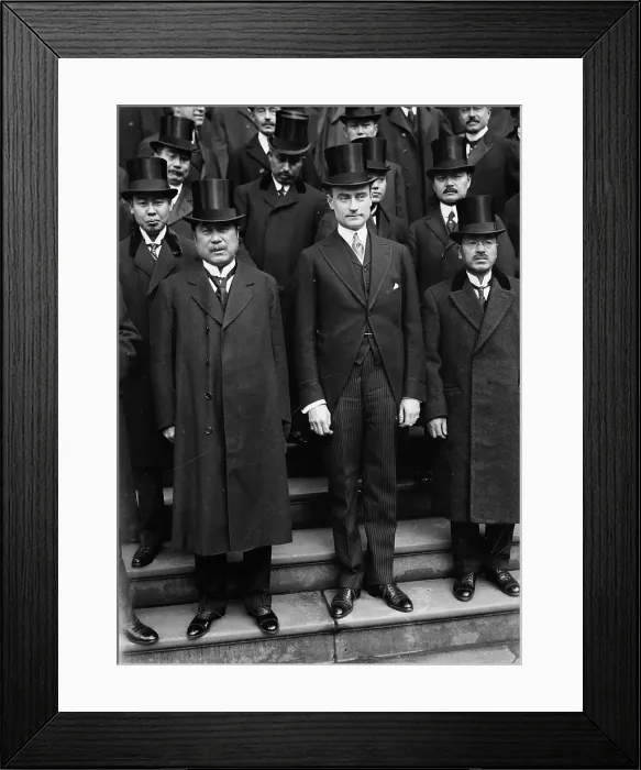 Framed Print : Japanese financiers in New York, 1917. Creator: Bain News Service Framed Print : Japanese financiers in New York, 1917. Creator: Bain News Service