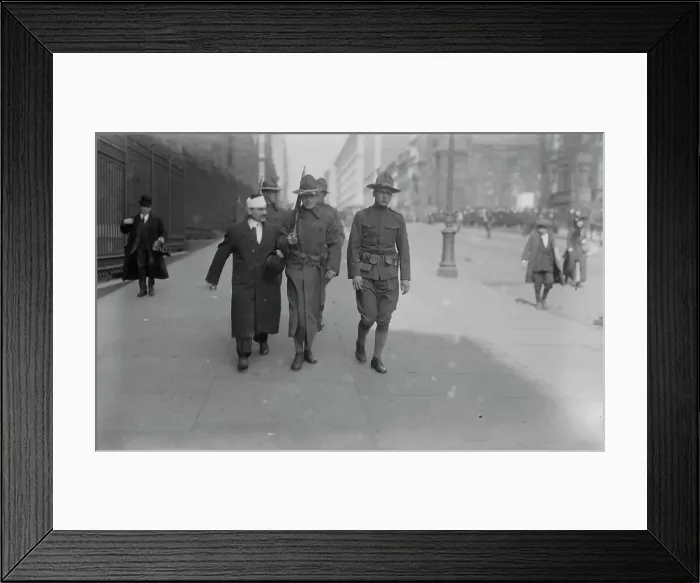 Framed Print : Louis Ellman arrested, between c1915 and c1920. Creator: Bain News Service Framed Print : Louis Ellman arrested, between c1915 and c1920. Creator: Bain News Service