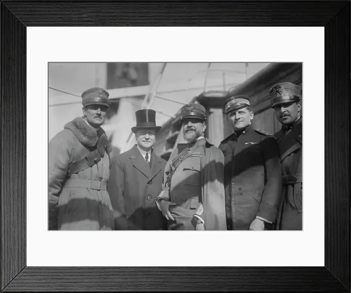 Framed Print : Italian Consul Tritonj, General Guglielmotti, 1919. Creator: Bain News Service Framed Print : Italian Consul Tritonj, General Guglielmotti, 1919. Creator: Bain News Service