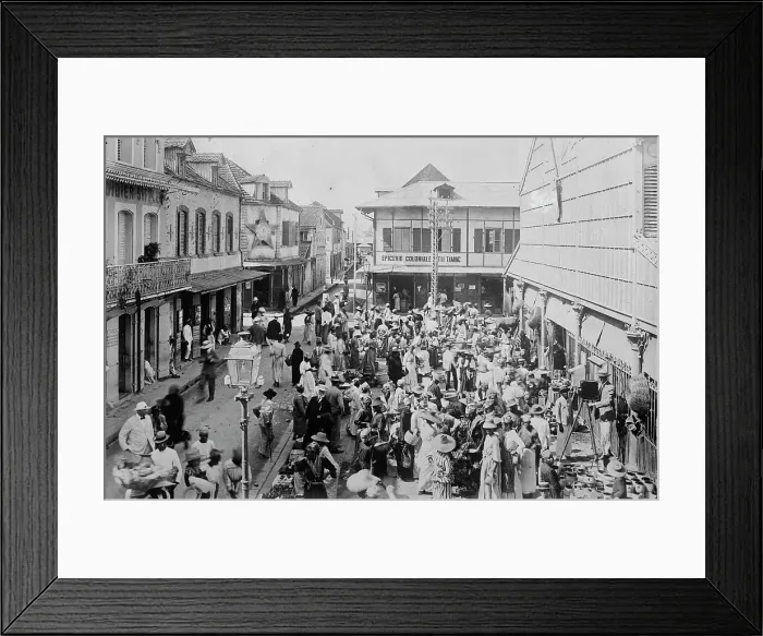 Framed Print : Martinique, Fort de France, between c1915 and c1920. Creator: Bain News Service Framed Print : Martinique, Fort de France, between c1915 and c1920. Creator: Bain News Service