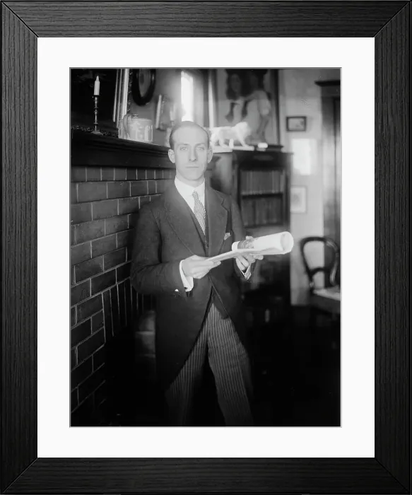 Framed Print : George Meader, between c1915 and c1920. Creator: Bain News Service Framed Print : George Meader, between c1915 and c1920. Creator: Bain News Service