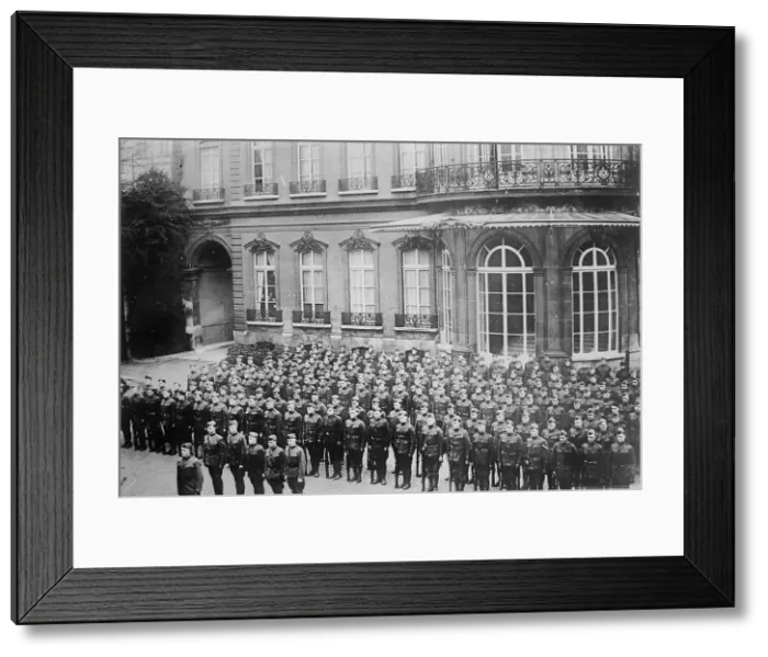 Framed Print : President's Paris Guard, 1918. Creator: Bain News Service Framed Print : President's Paris Guard, 1918. Creator: Bain News Service