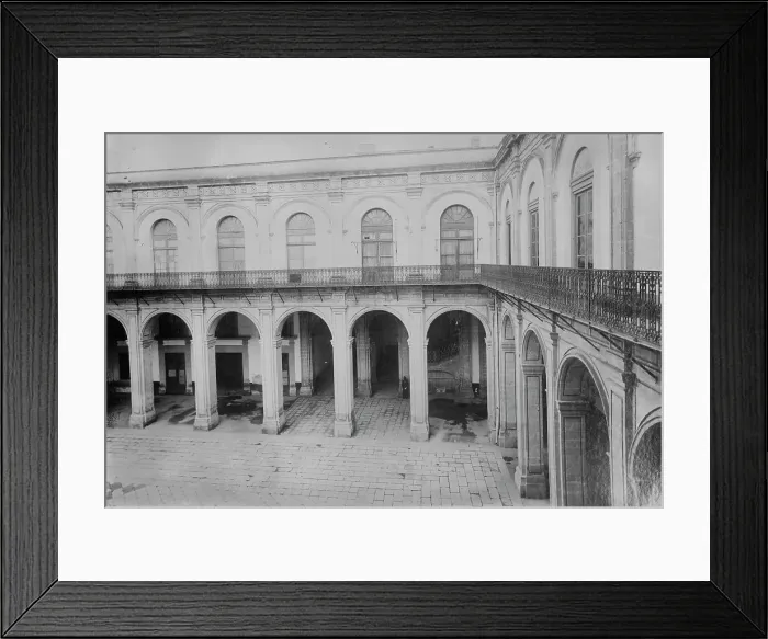 Framed Print : President's stairway, Palace, City of Mexico, between c1915 and c1920. Creator: Bain News Service Framed Print : President's stairway, Palace, City of Mexico, between c1915 and c1920. Creator: Bain News Service