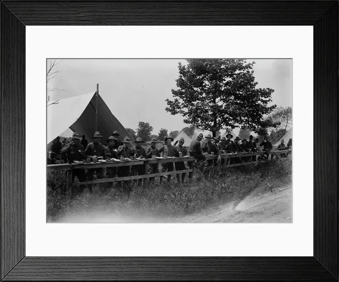 Framed Print : Mess, between c1915 and c1920. Creator: Bain News Service Framed Print : Mess, between c1915 and c1920. Creator: Bain News Service