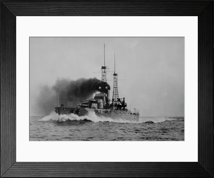 Framed Print : NEVADA on trial run (22 1 / 2 knots), between c1915 and 1916. Creator: Bain News Service Framed Print : NEVADA on trial run (22 1 / 2 knots), between c1915 and 1916. Creator: Bain News Service
