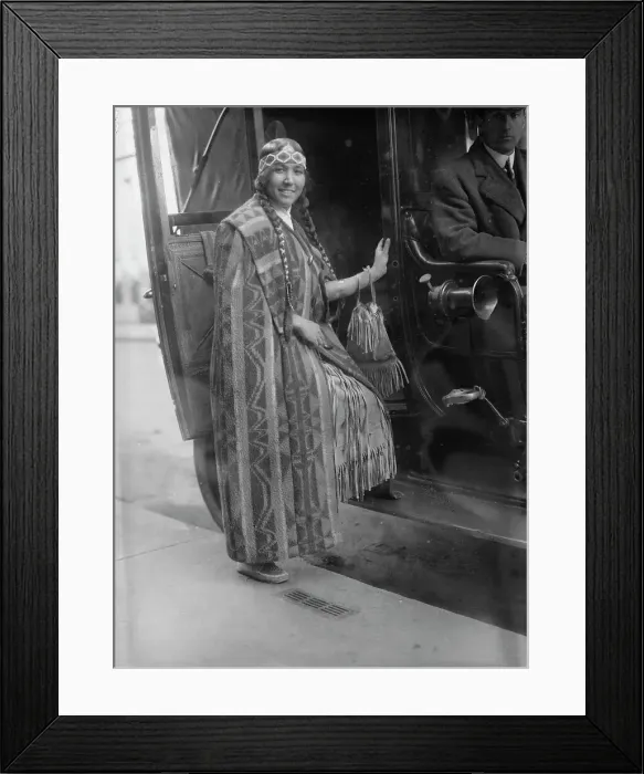 Framed Print : Princess Tsianina Redfeather, between c1910 and c1915. Creator: Bain News Service Framed Print : Princess Tsianina Redfeather, between c1910 and c1915. Creator: Bain News Service