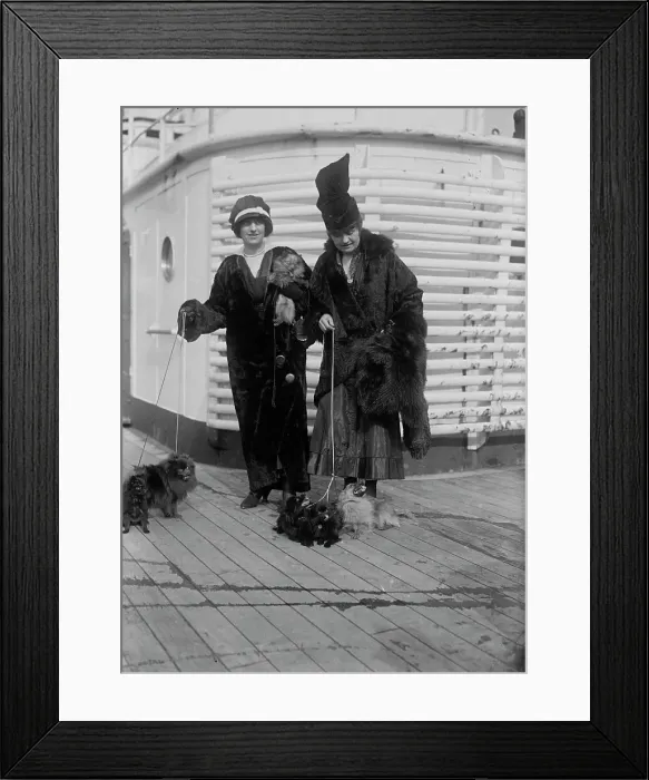 Framed Print : Misses C.A. & E.L. Navratil, between c1915 and c1920. Creator: Bain News Service Framed Print : Misses C.A. & E.L. Navratil, between c1915 and c1920. Creator: Bain News Service