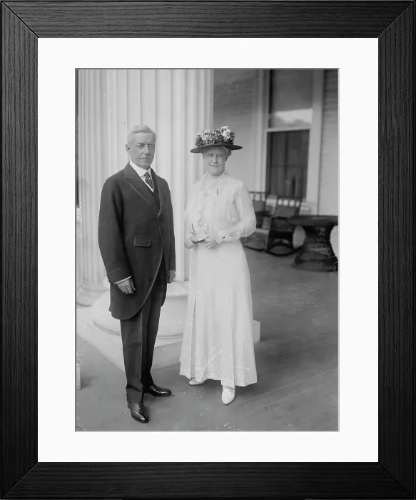 Framed Print : Robert Lansing & wife, between c1915 and c1920. Creator: Bain News Service Framed Print : Robert Lansing & wife, between c1915 and c1920. Creator: Bain News Service