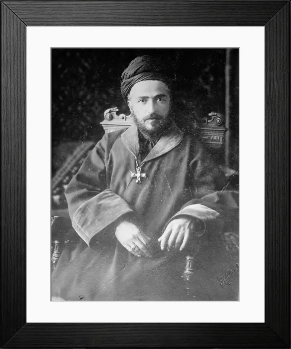 Framed Print : Mar Shimun, between c1915 and 1918. Creator: Bain News Service Framed Print : Mar Shimun, between c1915 and 1918. Creator: Bain News Service