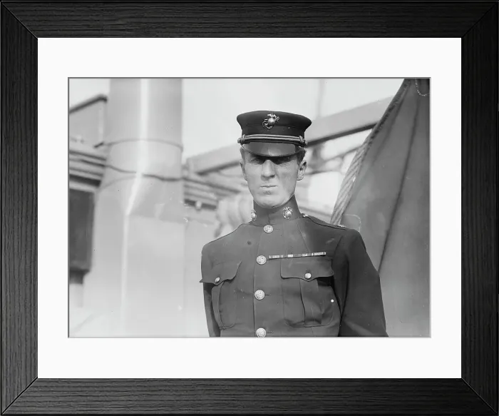 Framed Print : Maj. S.D. Butler in uniform, 1912. Creator: Bain News Service Framed Print : Maj. S.D. Butler in uniform, 1912. Creator: Bain News Service
