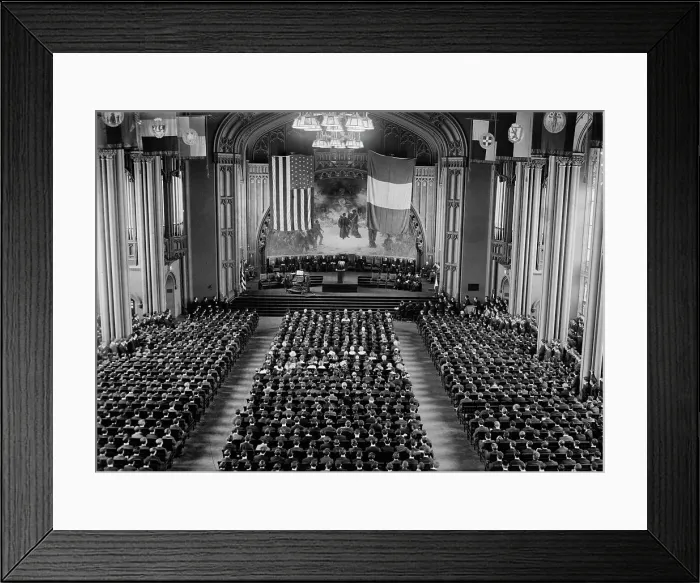 Framed Print : Lafayette Day, City College, N.Y. between c1915 and c1920. Creator: Bain News Service Framed Print : Lafayette Day, City College, N.Y. between c1915 and c1920. Creator: Bain News Service