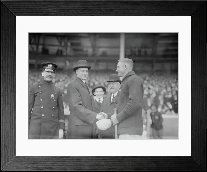 Framed Print : Mayor Mitchel & [Christy] Mathewson, between c1910 and c1915. Creator: Bain News Service