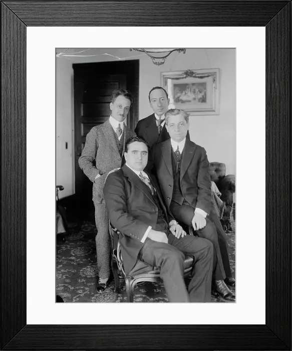 Framed Print : Viafora, Malatesta, Stracciari, Theo. Bauer, between c1915 and c1920. Creator: Bain News Service Framed Print : Viafora, Malatesta, Stracciari, Theo. Bauer, between c1915 and c1920. Creator: Bain News Service